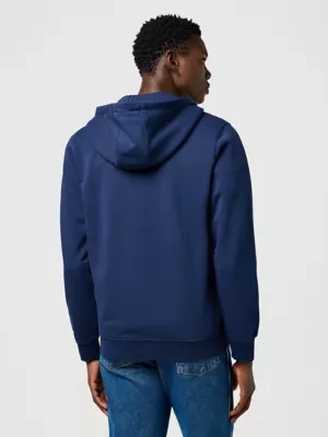 Wrangler Regular Graphic Zip Hoodie Navy Size