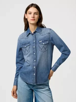 Wrangler Regular Heritage Shirt Light Hand Size