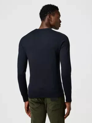 Wrangler Regular Knit Sweater Black Size
