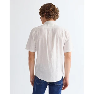 Wrangler Regular Lightweight One Pocket Shirt White Size