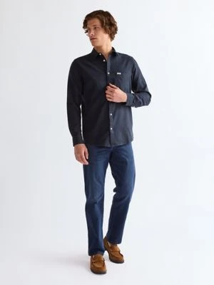 Wrangler Regular One Pocket Shirt Dark Navy Size