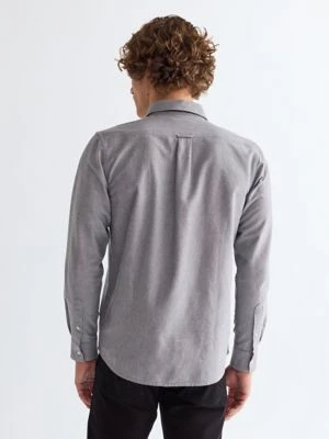 Wrangler Regular Oxford Shirt Grey Size