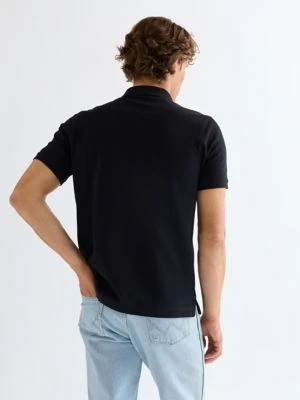 Wrangler Regular Polo Shirt Black Size