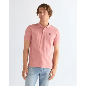 Wrangler Regular Polo Shirt Dusty Rose Size