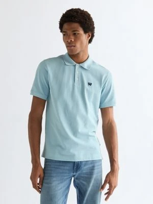 Wrangler Regular Polo Shirt Forget Me Not Size