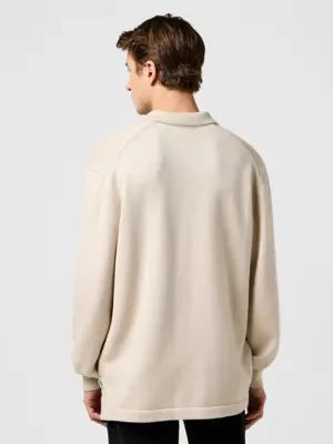 Wrangler Regular Polo Sweater Birch Size