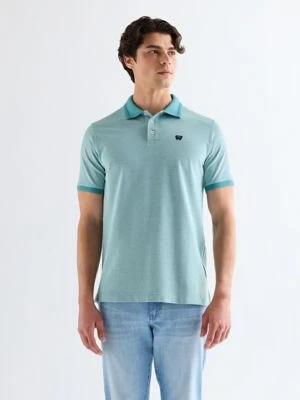 Wrangler Regular Refined Polo Shirt Brittany Blue Size