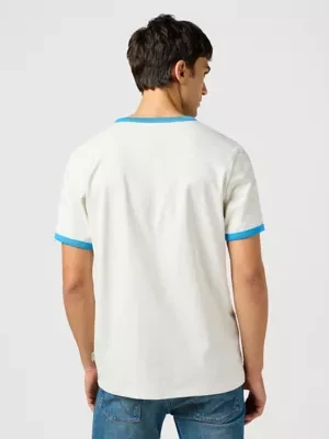 Wrangler Regular Ringer Tee Vintage White Size