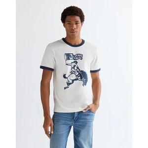 Wrangler Regular Ringer Tee Worn White
