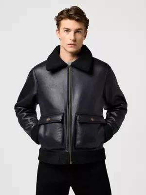 Zdjęcie produktu Wrangler Regular Shearling Jacket Black Size