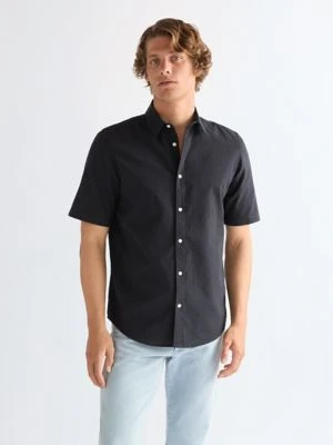 Wrangler Regular Short Sleeve Shirt Dark Navy Size