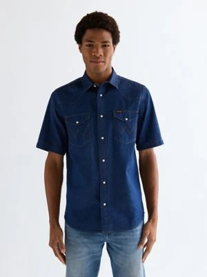 Wrangler Regular Short Sleeve Western Shirt Caroline Creek Size