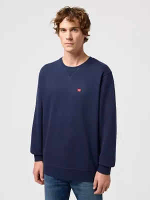 Wrangler Regular Sign Off Crew Navy Size