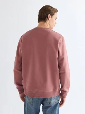 Wrangler Regular Sign Off Crew Sweatshirt Rose Brown