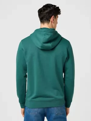Wrangler Regular Sign Off Hoodie Bistro Green Size