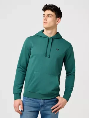 Wrangler Regular Sign Off Hoodie Bistro Green Size