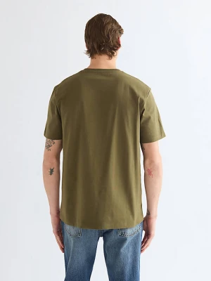 Wrangler Regular Sign Off Tee Olive Night