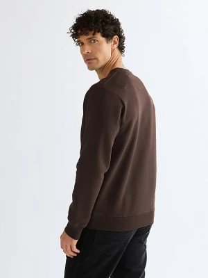Wrangler Regular Small Graphic Crew Sweatshirt Chocolate Torte