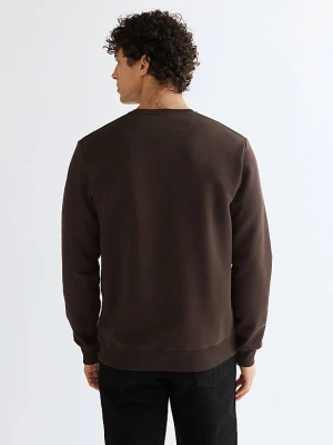 Wrangler Regular Small Graphic Crew Sweatshirt Chocolate Torte