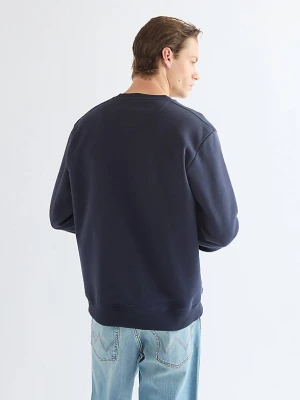 Wrangler Regular Small Graphic Crew Sweatshirt Dark Sapphire