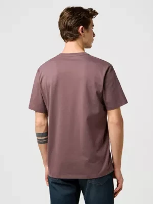 Wrangler Regular Small Graphic Tee Peppercorn Size