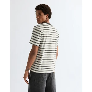 Wrangler Regular Stripe Tee Worn White Size