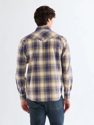 Wrangler Regular Western Indigo Shirt Mood Indigo Size