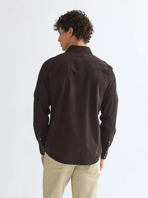 Wrangler Regular Western Shirt Chocolate Torte