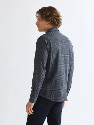 Wrangler Regular Western Shirt Healthered Indigo