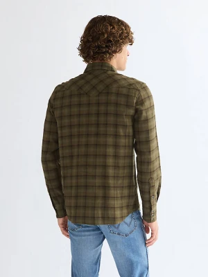 Wrangler Regular Western Shirt Olive Night