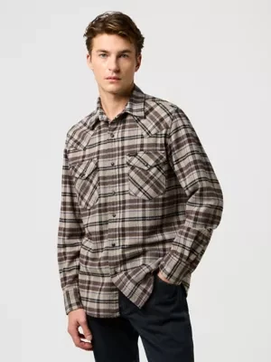 Wrangler Regular Western Shirt Rich Black Size