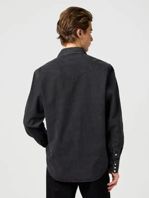 Wrangler Regular Western Shirt Rinse Black Size