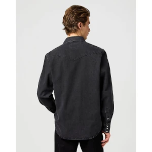 Wrangler Regular Western Shirt Rinse Black Size