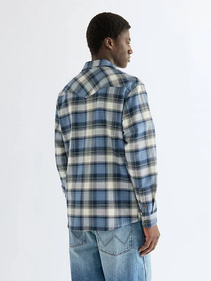 Wrangler Regular Western Utility Shirt Bering Sea