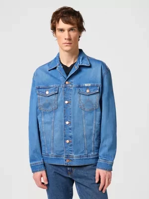 Zdjęcie produktu Wrangler Relaxed Anti Fit Jacket Blue Eyes Blue Size