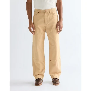 Wrangler Relaxed Carpenter Double Knee Trousers Golden Wheat Size 33 x32