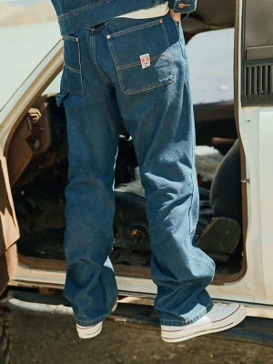 Wrangler Relaxed Double Knee Carpenter Trousers Dark Indigo Size 38 x32