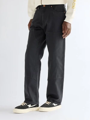Wrangler Relaxed Double Knee Carpenter Trousers Jet Black Size 38 x32
