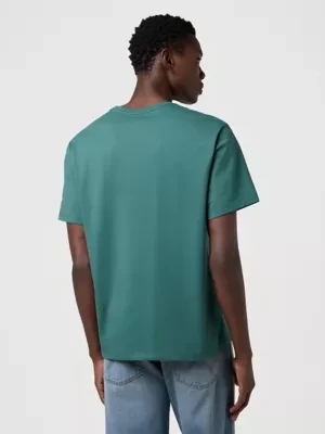 Wrangler Relaxed Embroidery Tee Bistro Green Size