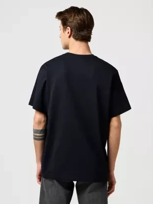 Wrangler Relaxed Embroidery Tee Black Size