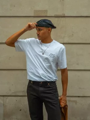 Wrangler Relaxed Embroidery Tee Worn White Size