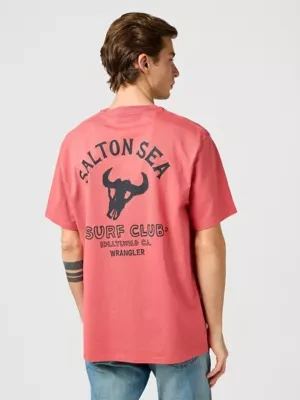 Wrangler Relaxed Graphic Tee Nantucket Size