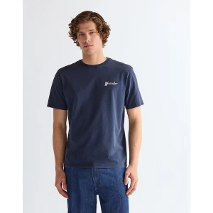 Wrangler Relaxed Graphic Tee Navy Size