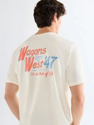 Wrangler Relaxed Graphic Tee Worn White Size