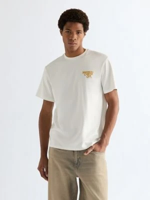 Wrangler Relaxed Graphic Tee Worn White Size