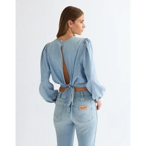 Wrangler Relaxed Lightweight Drift Knot Blouse Aurora