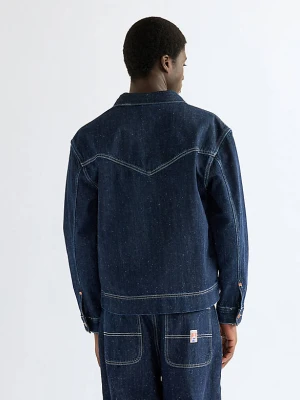 Wrangler Relaxed Long Sleeve Overshirt Indigo Nep