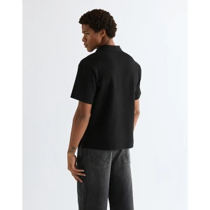 Wrangler Relaxed Polo Sweater Black Size