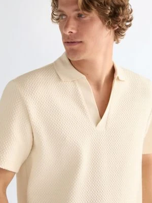 Wrangler Relaxed Polo Sweater Egret Size