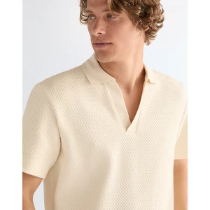 Wrangler Relaxed Polo Sweater Egret Size